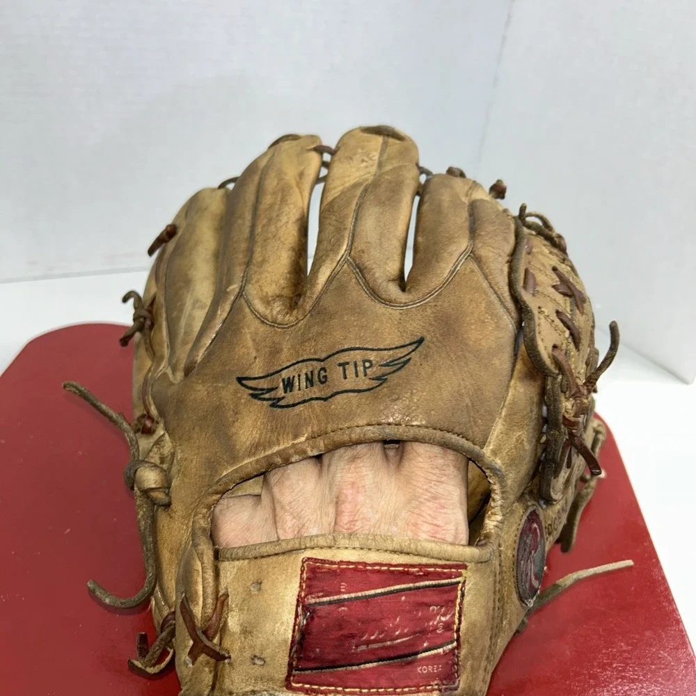 Vintage Rawlings GJ 59 Reggie Jackson Baseball Glove‎ R-Hnd Throw Wing Tip